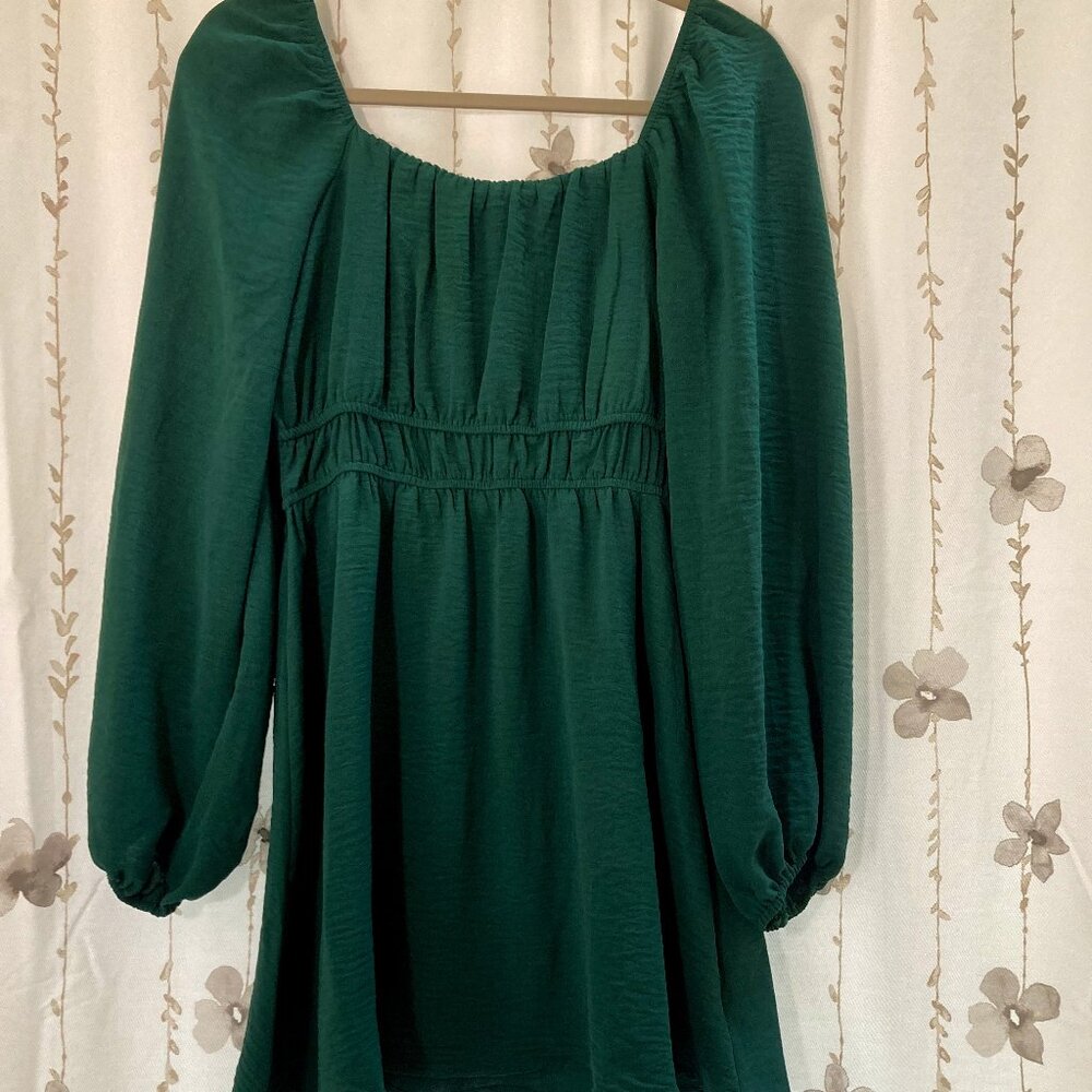 Hesperus dress M forest green